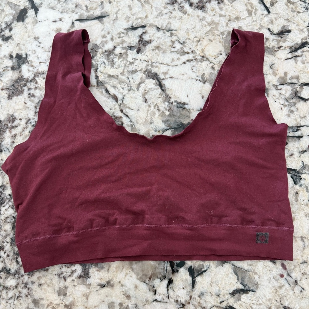 Anne Klein Seamless Burgundy Bralette